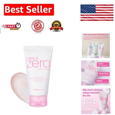 Clean It Zero Foam Cleanser 150ml - Gentle Makeup Removal with Natural Extracts