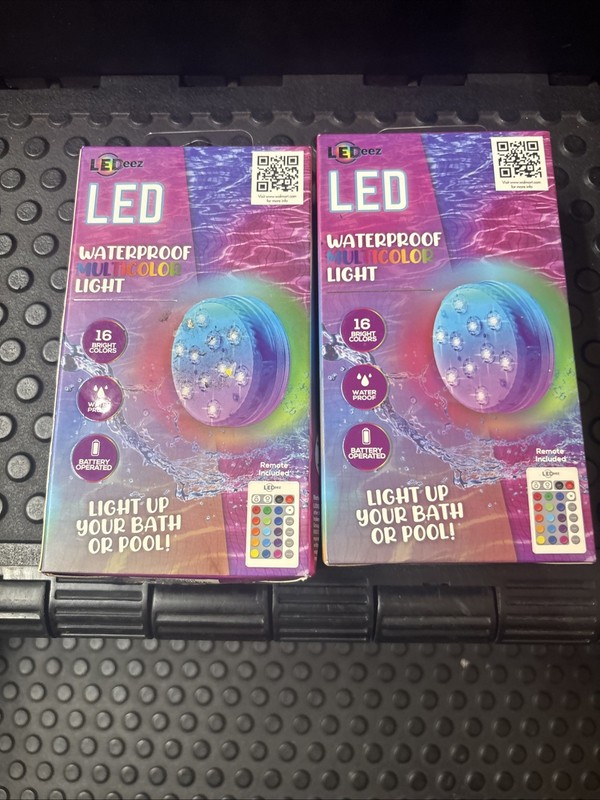 LED Waterproof Multicolor Lights, RGB 16 Different colors .