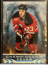 Pacific 2000-01 Aurora Scott Gomez Championship Fever Platinum Blue #58 /92
