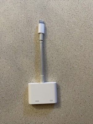 Genuine Apple Lightning to Digital AV Adapter (model MW2P3AM/A) HDMI & Lightning