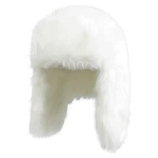 Phaiy Fluffy Trapper Hat for Men Women, Unisex Faux Rabbit Fur Aviator Hat, W...