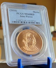 2010 PCGS MS68RD Jane Pierce Medal