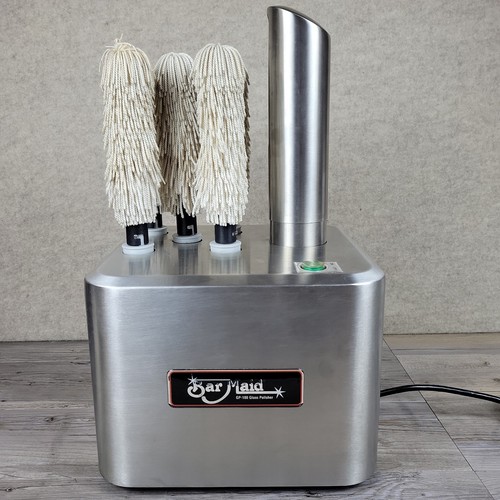 Bar Maid GP-100 Five Brush Electric Glass Polisher - Works