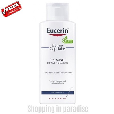 Eucerin DermoCapillaire Calming Urea Shampoo 250ml (8.45floz) Exp 06/28