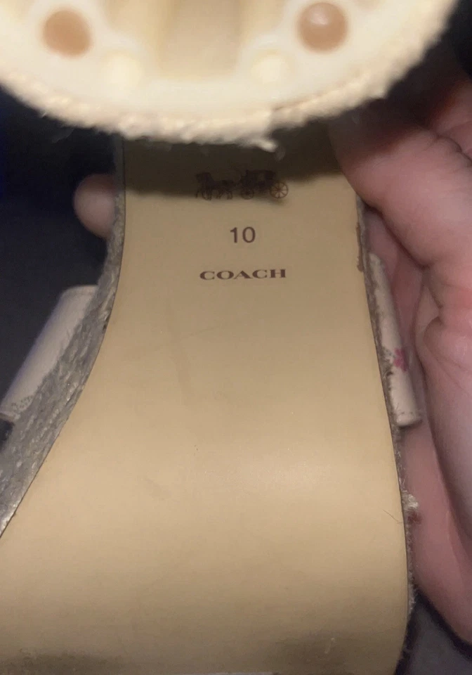 Sandalia de plataforma Coach Talina, talla 10 Foto 4 de 4