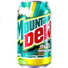 (0,70 EUR/100ml) Mountain Dew Baja Blast USA 12x0,355ml (inkl. Pfand)