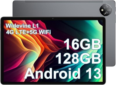 Blackview Tab80 10.1 Zoll Android 13 Tablet 16GB RAM + 128GB ROM (1TB TF)