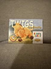 1998 Beanie Babies #141 Twigs The Giraffe - Cards Series 1 4068