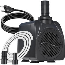 Springbrunnenpumpe 10W 600L/H leise Wasserpumpe für Teich Aquarium Hydroponik