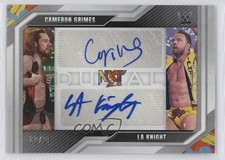 2022 Panini WWE NXT Dual Auto 12/25 Cameron Grimes LA Knight #DA-MDC Auto 1fl4