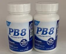 2- Nutrition Now Pb 8 Probiotic 14 Billion Active Cultures 60 Caps each 4/26
