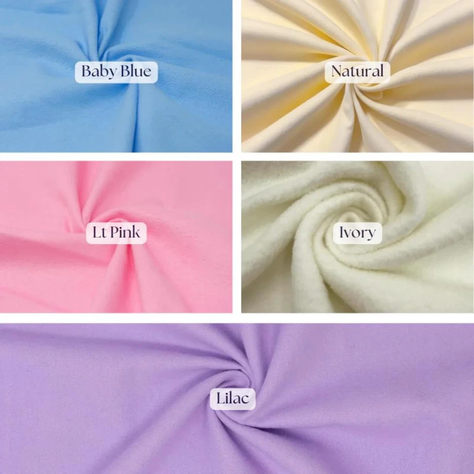 100% Cotton Flannel Fabric – 42/43" Soft Quilting, Pajamas & DIY Crafts - Image 4 of 4