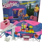 VINTAGE 1990 ALL AMERICAN BARBIE CAMPING PLAYSET # 7223 TENT & ACCESSORIES