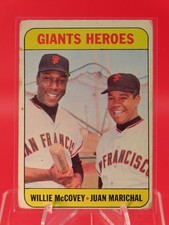 1969 Topps - High # Willie McCovey, Juan Marichal #572