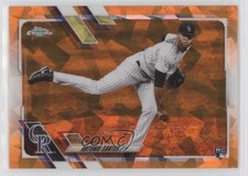 2021 Topps Chrome Update Sapphire Edition Orange 12/25 Antonio Santos #US85 0nr3