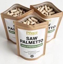 Saw Palmetto Capsules /Tablets 5000 Mg PROSTATE URINARY TRACK HAIR LOSS UK