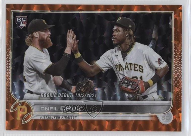 2022 Topps Update Debut Orange Foil 157/299 Oneil Cruz #US113 Rookie RC 0xs4