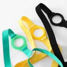 Mens Black Yellow Green Cockring Thong Underwear Elastic Panties Polyester