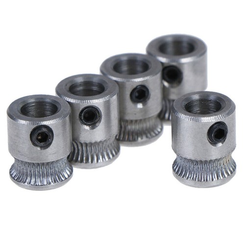 5X Stainless Steel MK8 Drive Gear Pulley For Filament Makerbot 3D priYJU 1.75mm - Afbeelding 3 van 11
