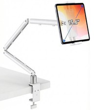 iPad Holder for Desk, Adjustable Tablet Arm iPad Desk Mount with C-Clamp, 30" Fo