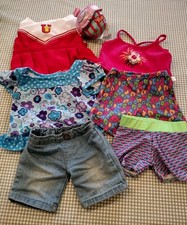 Build A Bear Clothing Lot Of 8 Girls Happy Birthday Shirt Cupcake Limited Too