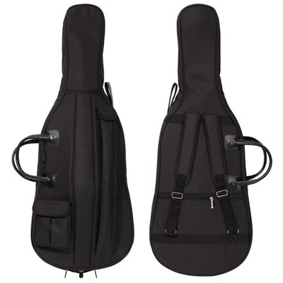 MI&VI CB-5001 Cello Soft Case Travel Gig Bag 4/4 (Full Size) With Multiple Po...