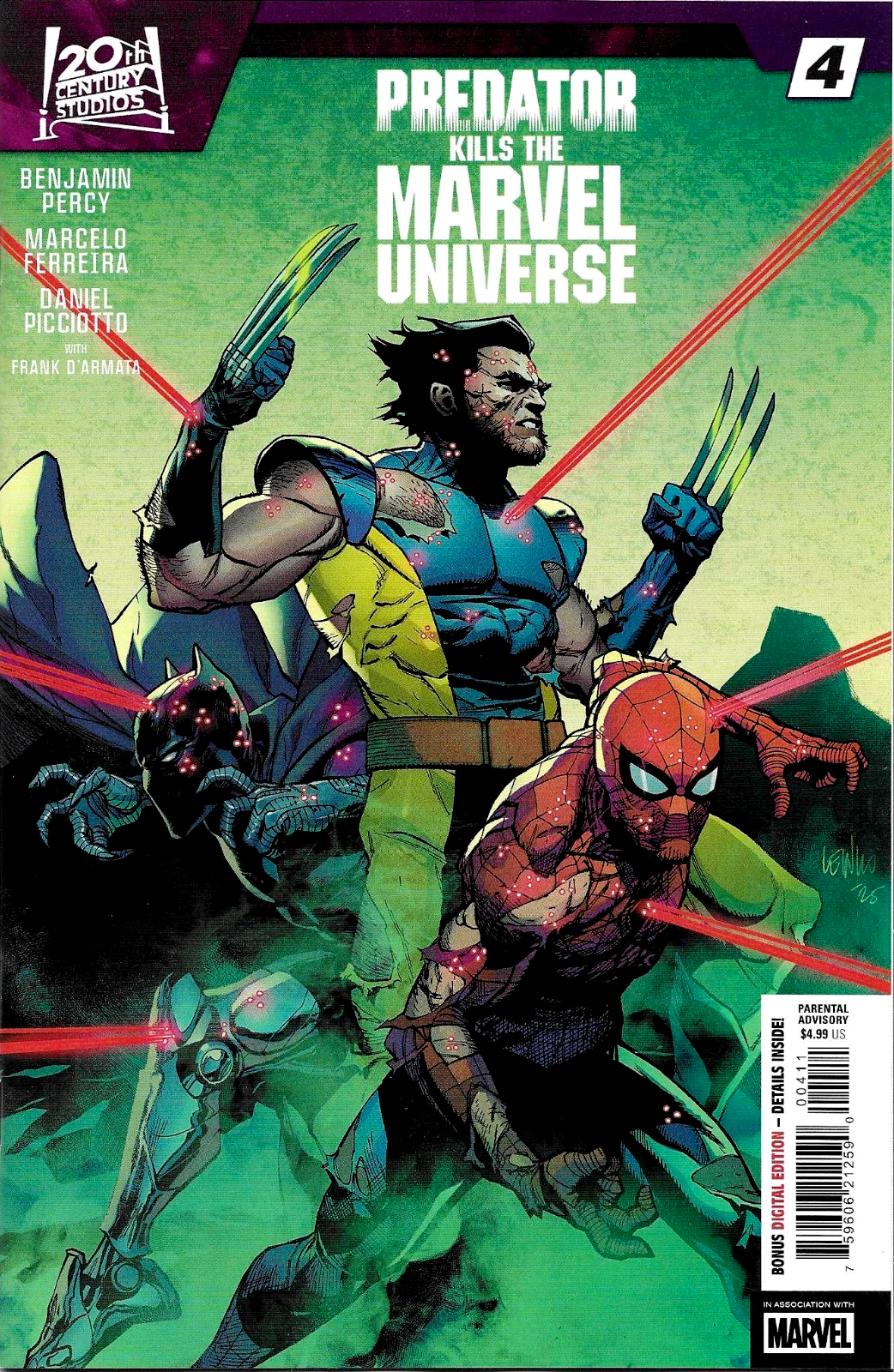 PREDATOR KILLS THE MARVEL UNIVERSE #4 (OF 5)  MARVEL  JAN 2026  NM  1ST PRINT