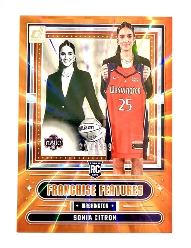 2025 Panini Donruss WNBA - Franchise Features Sonia Citron #17 Orange Laser /399