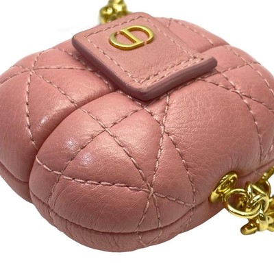 CHRISTIAN DIOR Cannage AirPods Pro Case Earphone Case Lambskin