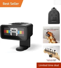 D'Addario Micro Clip-On Tuner - Compact & Accurate for All Stringed Instruments