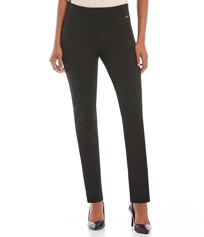 Calvin Klein Women's Modern Essential Pants in Black SZ L - NWT