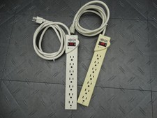 Tripp Lite - 7 Outlet Surge Protector 6' Cord, 1080 Joules STRIKER - White