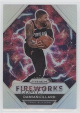 2020-21 Panini Prizm Fireworks Silver Prizm Damian Lillard #18 0r0a