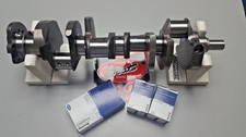 New Scat 9-10454 Chevy 2 Pc Rear Seal Crankshaft Kit With Clevite 77 Bearings