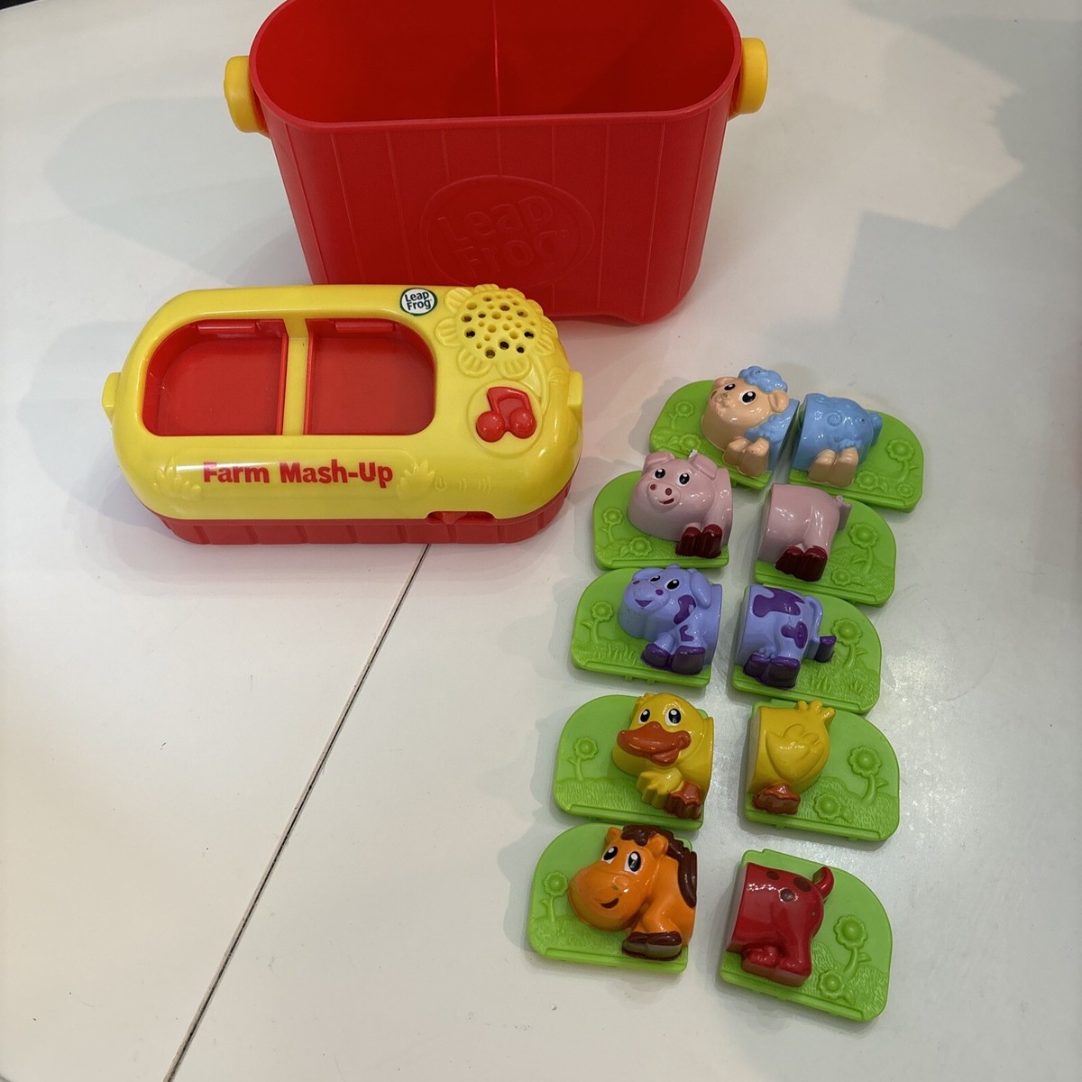 Leap Frog Farm Mash-Up Learning Toy Animal Works! READ