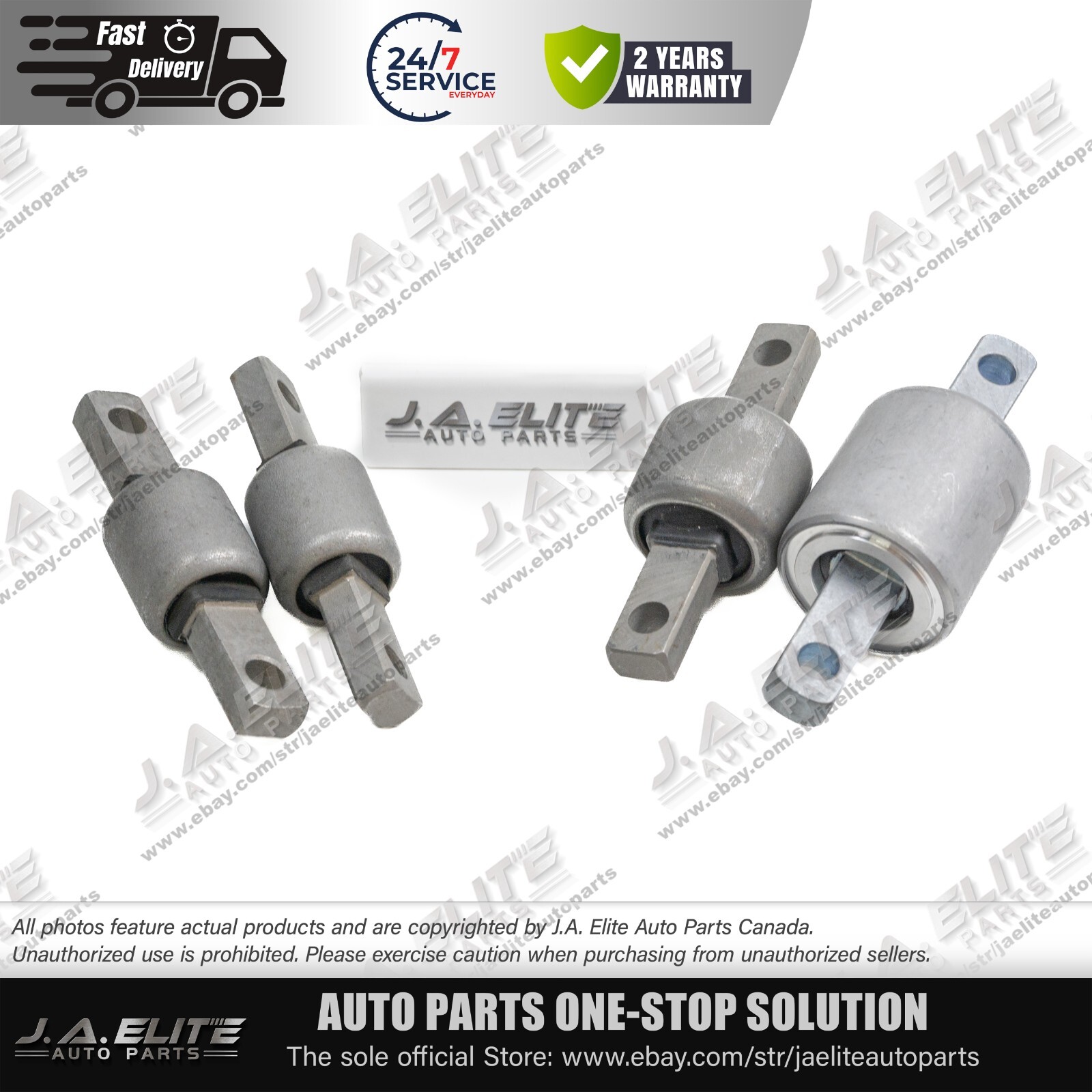 4pcs Front Upper & Lower Control Arm Bushing fit Ferrari 458 488 812