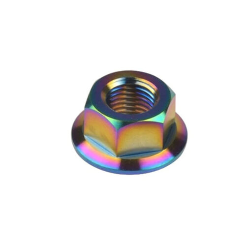 Titanium Flanschmuttern Bundmuttern mit Flansch M5 M6 M8 M10 M12 M14 M16 DIN6923 - Bild 12 von 14