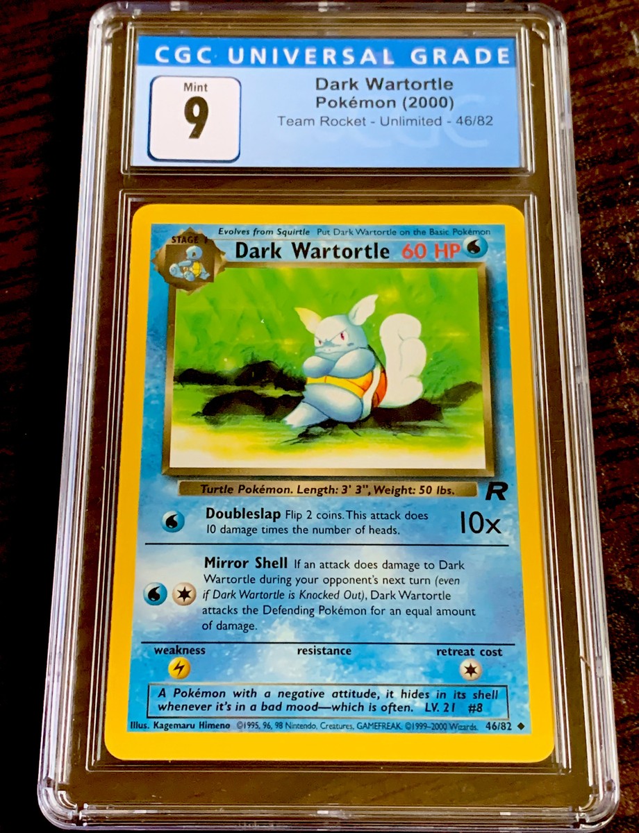 dark wartortle pokemon card Can someone tell me what this is??? : r/PokemonTCG Mint / near mint condition trading card 2000 POKEMON TEAM ROCKET DARK