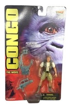 Vintage Congo The Movie Peter Elliot Action Figure W/ Night Scope By Kenner 1995