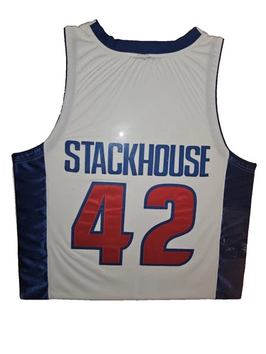 Jerry Stackhouse White NBA Jerseys