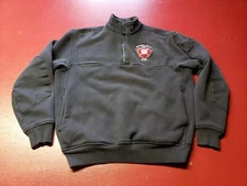 5.11 Tactical Series Pullover Blk M Cotton Blend Wauna Fire. WA. Mill 65 EMR