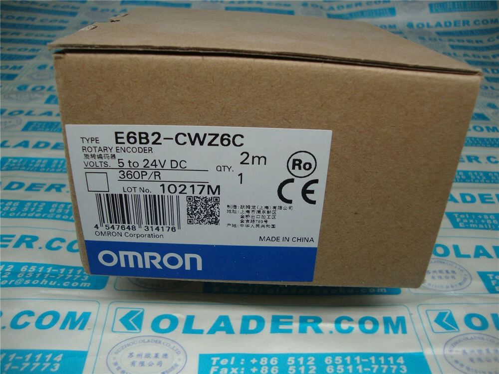 Encoder Rotativo Omron E6B2-CWZ6C – 360 Impulsi/giro, Nuovo, J-AUTOMATION
