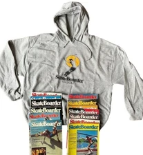 SKATEBOARDER MAG HOODIE - Dogtown skateboard -  Santa Cruz skateboard - Powell