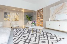 Shaggy Rugs Moroccan Berber Living Room Distorted Checkered Design