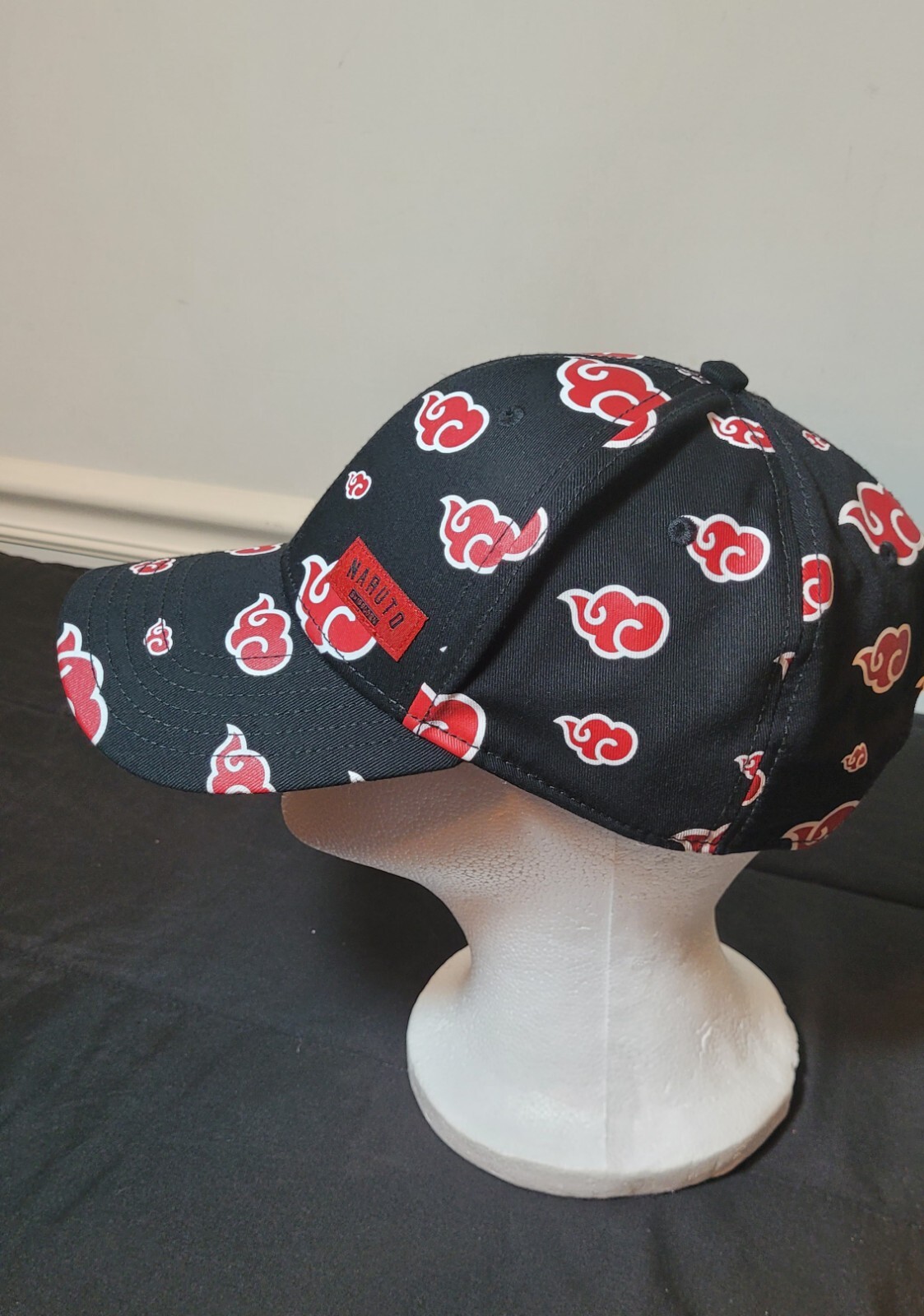 Naruto Red Cloud Snapback Hat Preowned - image 9