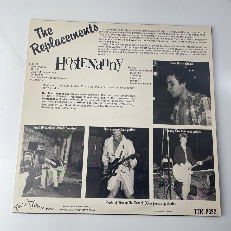 The Replacements - Hootenanny - Original 1983, Vinyl, LP - Twin Tone, VG Foto 2 de 4