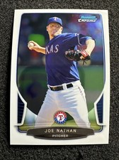 JOE NATHAN #124 2013 Bowman Chrome Texas Rangers