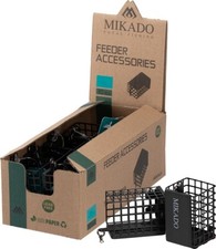 10 X MIKADO FUTTERKORB FEEDER-SQUARE MIT BODE...