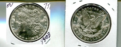 1878 P 7TF MORGAN SILVER DOLLAR CH BU 8403Q