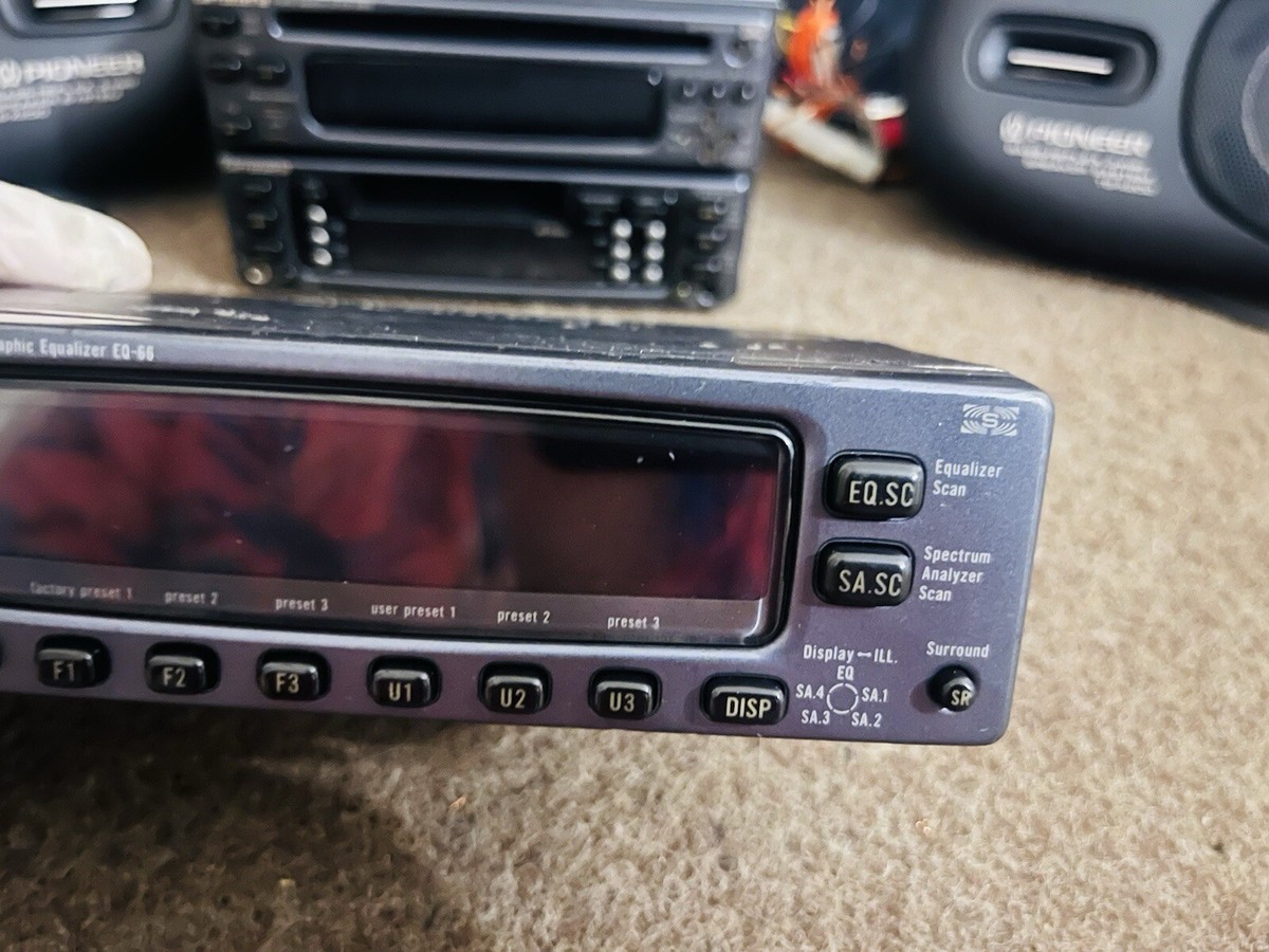 Pioneer Carrozzeria EQ-66 Computer Control Graphic Equalizer Car